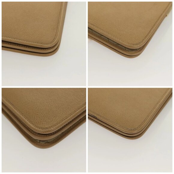 Christian Dior Chain Shoulder Bag Leather Beige Gold Auth BA2983 - Picture 16 of 16